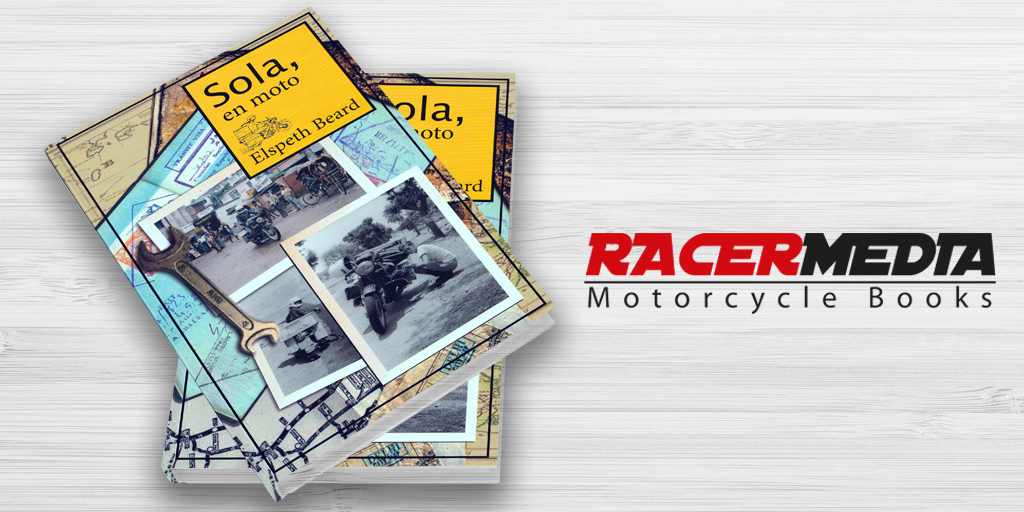 RacermediaE's tweet photo. Descubre este apasionante viaje en el libro «Sola en Moto» de #ElspethBeard @Lamalasuerte_Ed 

Compra el libro aquí
👇
https://t.co/O0D7j8RPRl

#RacerMedia #DiaDelLibro #moto #motorcycle #libros #leer #librosrecomendados #books #literatura #megustaleer #bikelife #authors #reading https://t.co/5Sz0aToIia