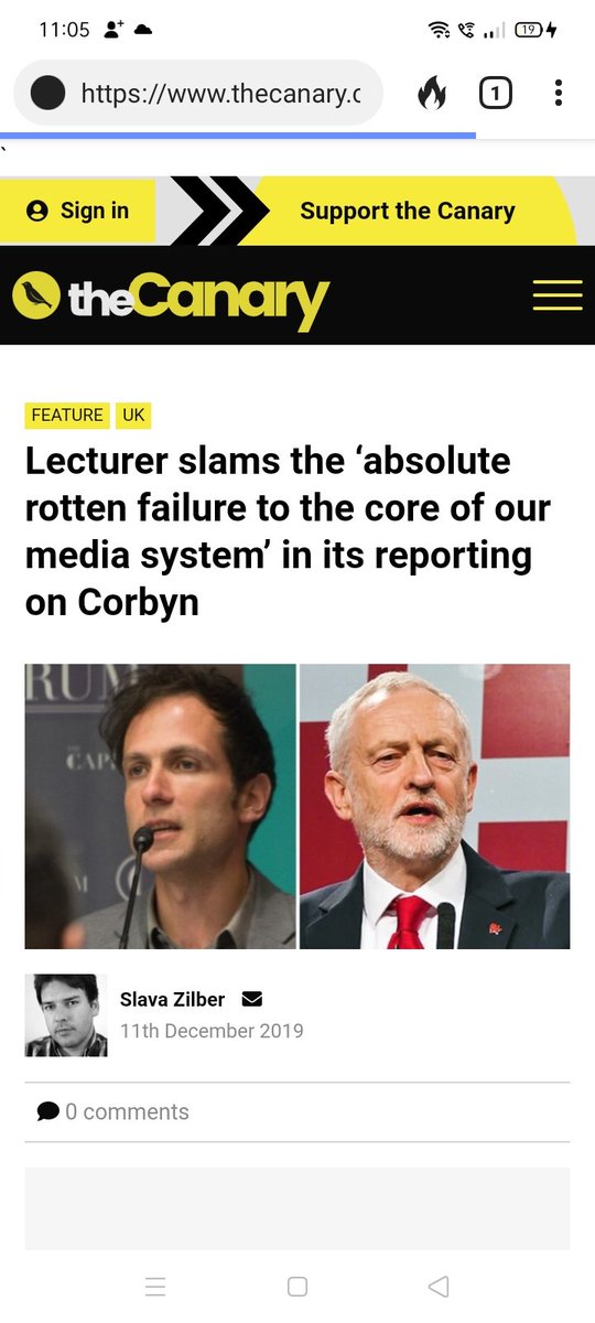 "Smears about Labour Party leader Jeremy Corbyn have once again dominated mainstream media coverage this election...As Jewish media activist& researcher Justin Schlosberg told  @TheCanaryUK..the evidence simply isn’t on the side of Corbyn’s detractors" https://www.thecanary.co/feature/2019/12/11/lecturer-slams-the-absolute-rotten-failure-to-the-core-of-our-media-system-in-its-reporting-on-corbyn/