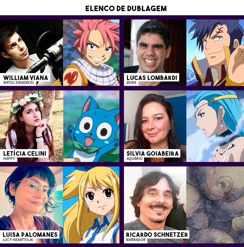 Personagens Com os Mesmos Dubladores! on X: De suas raízes em fandubs, o  fantástico dublador e diretor William Viana tá arrasando demais em seus  trabalhos! William é conhecido por dublar o Natsu