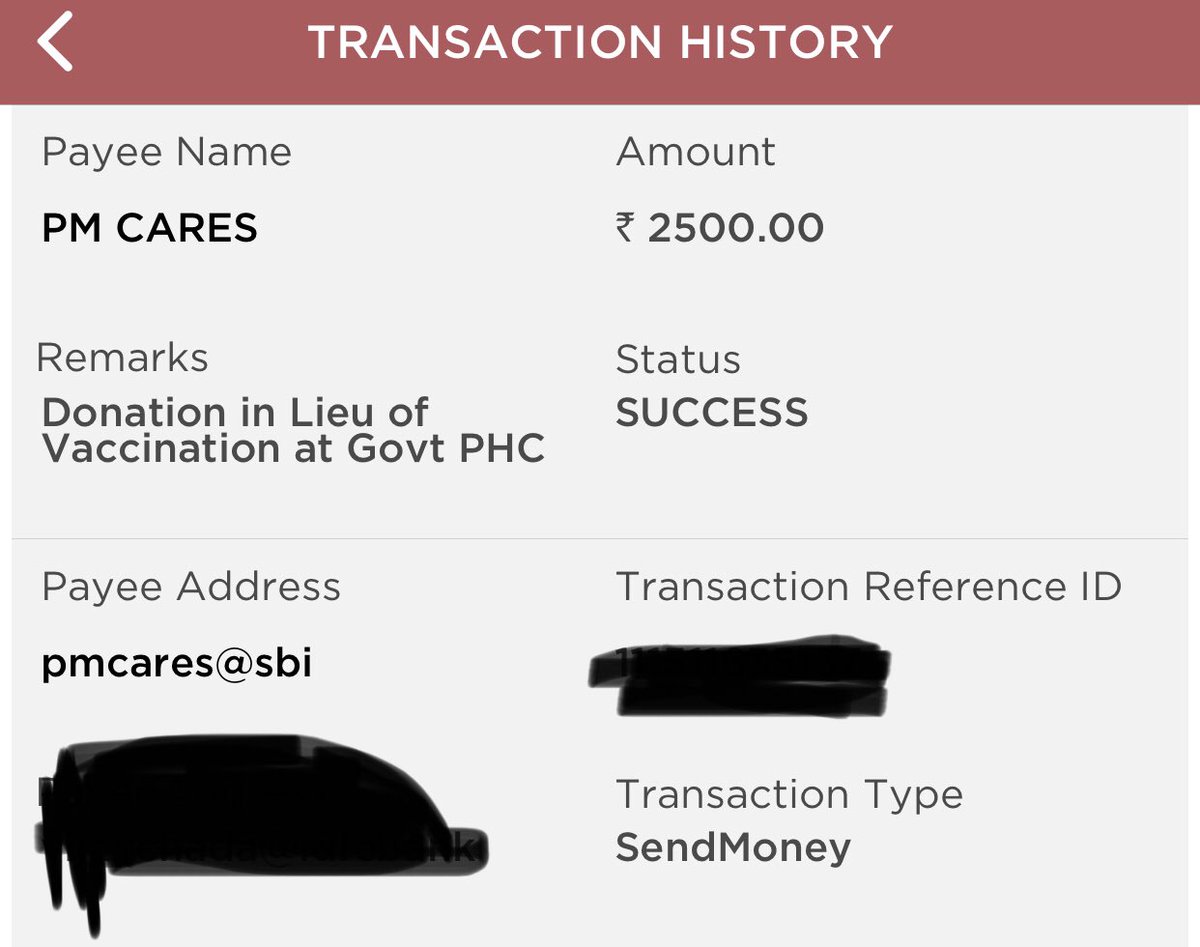 2nd dose for mom today - 1st dose at Pvt , by 2nd - Pvt hospitals due to transition from May 1st were not taking appts - Went to Siddapura PHC - Good arrangements - Didn’t  want it to be free - Hence transferred 2500 to #PMCares  so needy can be given <a href="/narendramodi/">Narendra Modi</a> 🙏
