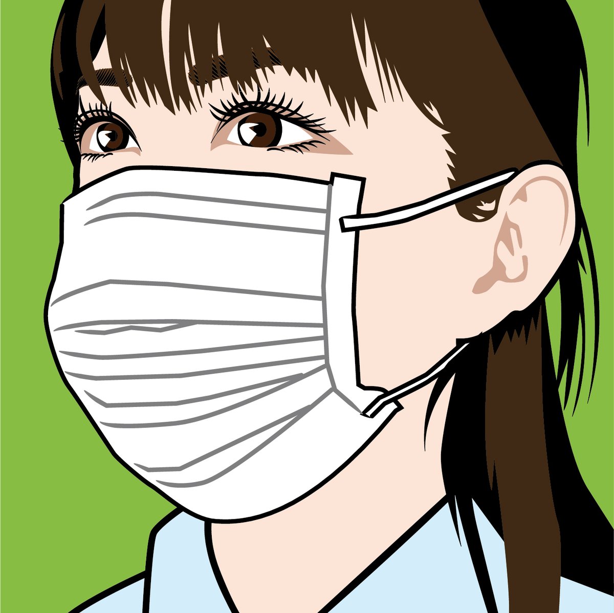 ট ইট র ももち 美人画0013 マスク美人 描きました 美人イラスト マスク美人 ট ইট র ももち 美人画0013 マスク美人 描きました 美人イラスト マスク美人