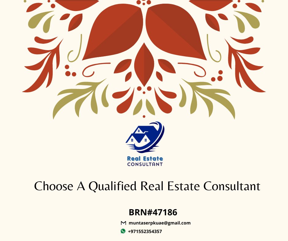 Choose A Qualified Real Estate Consultant 
Choose a qualified agent will have a proven track record of selling homes in your zip code.
#uaehomes #uaerealtor #mortgageuae #rent_buy_sell_uae #justlisteduae #propertymanageruae #uaepropertymanage