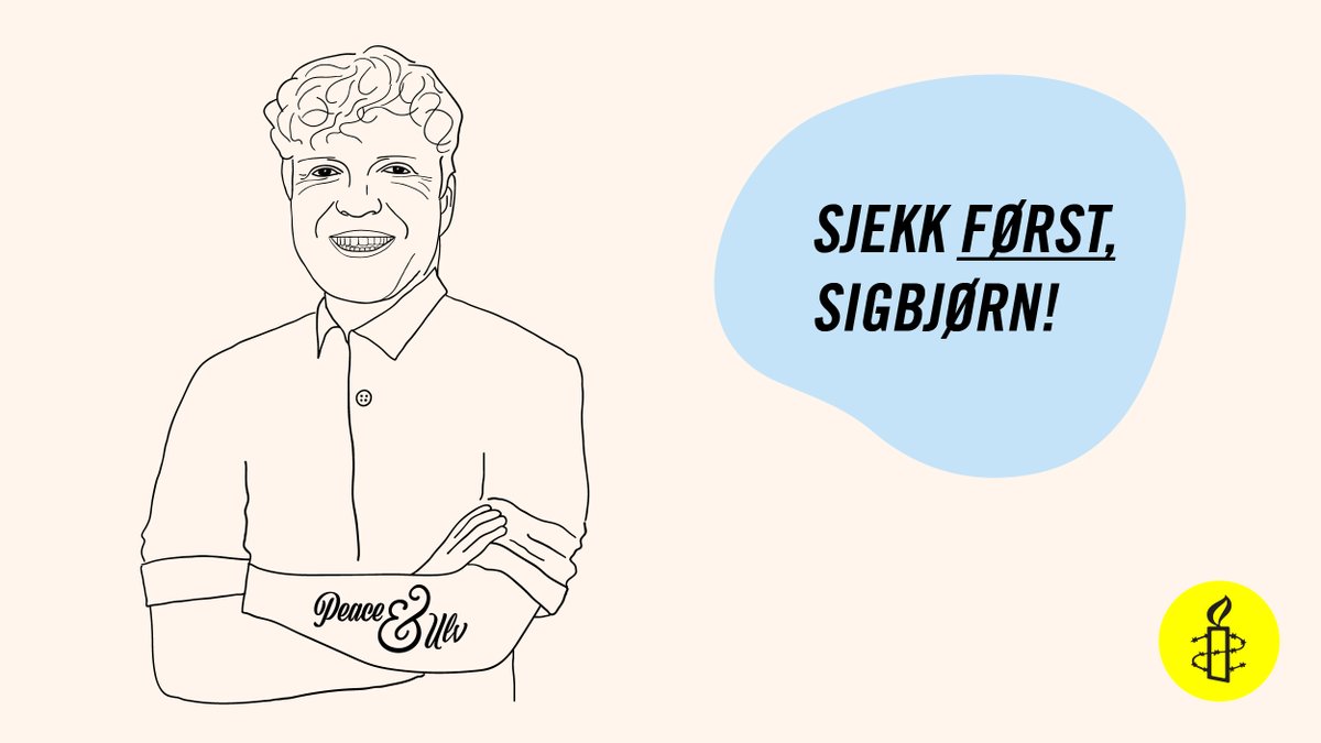 Amnestys Landsmøte oppfordrer dere til å sjekke først,  <a href="/Stokkebo/">Aleksander Stokkebø</a> <a href="/SGjelsvik/">Simen Gjelsvik</a> <a href="/IngridHeggo/">Ingrid Heggø</a>! Oljefondet investerer i land der menneskerettighetene brytes. Stortinget kan sikre at selskaper sjekkes først! Lykke til med behandlingen av Oljefondsmeldingen! #Sjekkførst