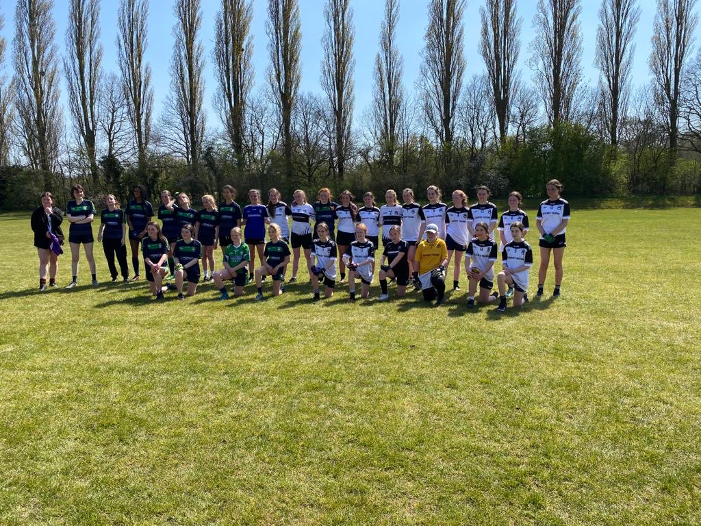Our U14 girls played out an entertaining challenge game against ⁦<a href="/theshamrocks1/">North London Shamrocks ☘️☘️</a>⁩ at Barnet Lane today with some great skills on show