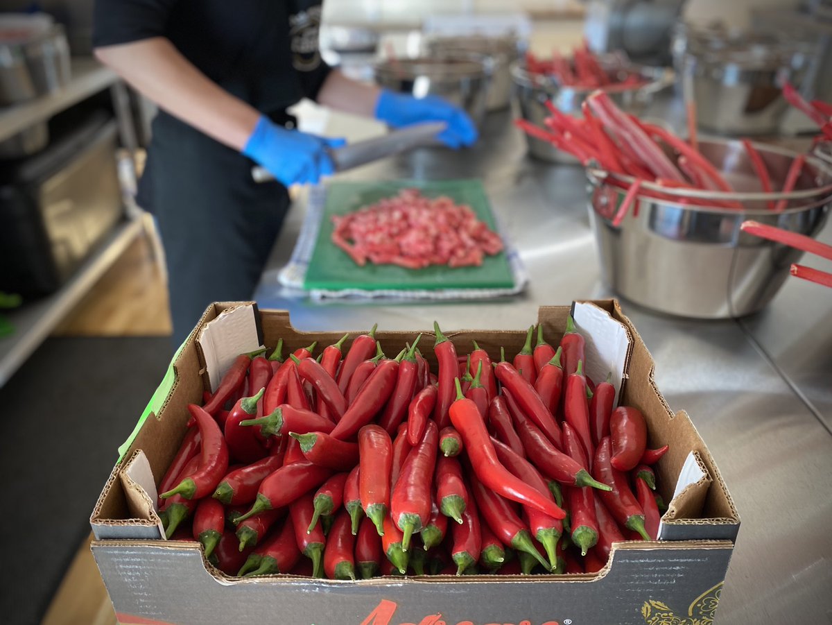 Chilli Relish week at Pantry HQ, full stocked for a few weeks to come as the world unravels some. #Northumberland #northumberlandholiday #northumberlandpreserves #chillirelish #