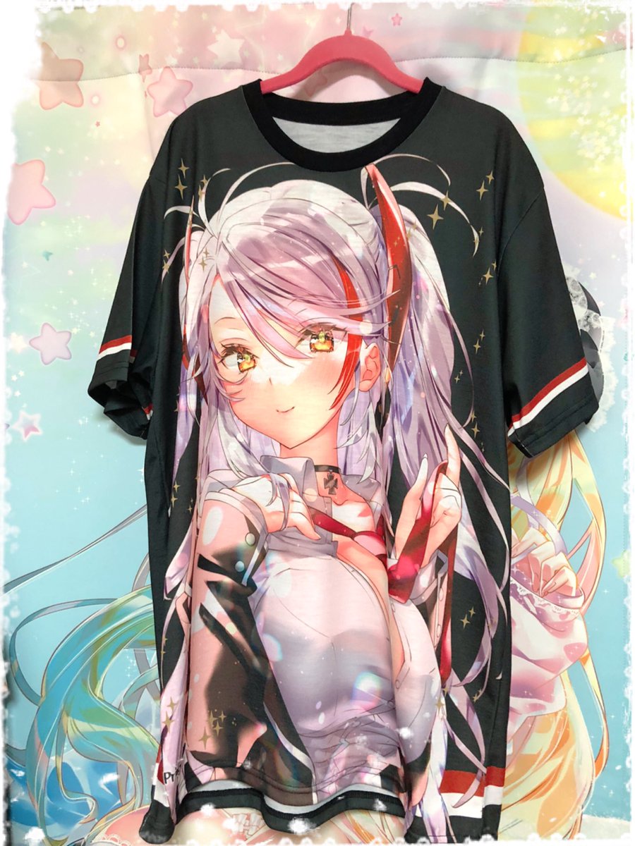 制服オイゲンTシャツ、届きました!
着用写真を送って貰いました〜
細身の男性でゆったりなLサイズです💁‍♀️
てろんとしてて着心地いい…😌
お部屋でゆるっとオイゲンと…って感じでも楽しんで頂けます☺️
通販は⬇️
https://t.co/UA2oMXqsbQ 