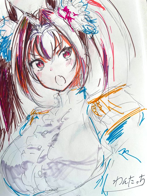 M3おつかーでした。関係ないけどスペースにいた時スケブに描いたダスカ。 