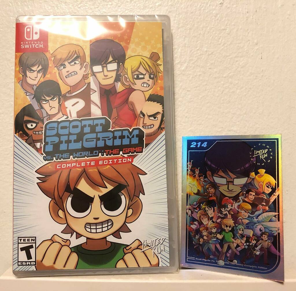 TheRobotJoe's tweet photo. Scott Pilgrim vs. The World Complete Edition #scottpilgrim #scottpilgrimvstheworld #nintendoswitch #limitedrungames https://t.co/2YjzkPyNBP