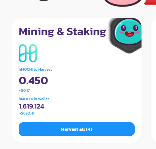 cryptobonek's tweet photo. Bertani di #mochiswap  #HarmonyONE, seminggu nggak dicek dah panen lumayan. $ONE $MOCHI $hMOCHI https://t.co/FIeDW15MNv