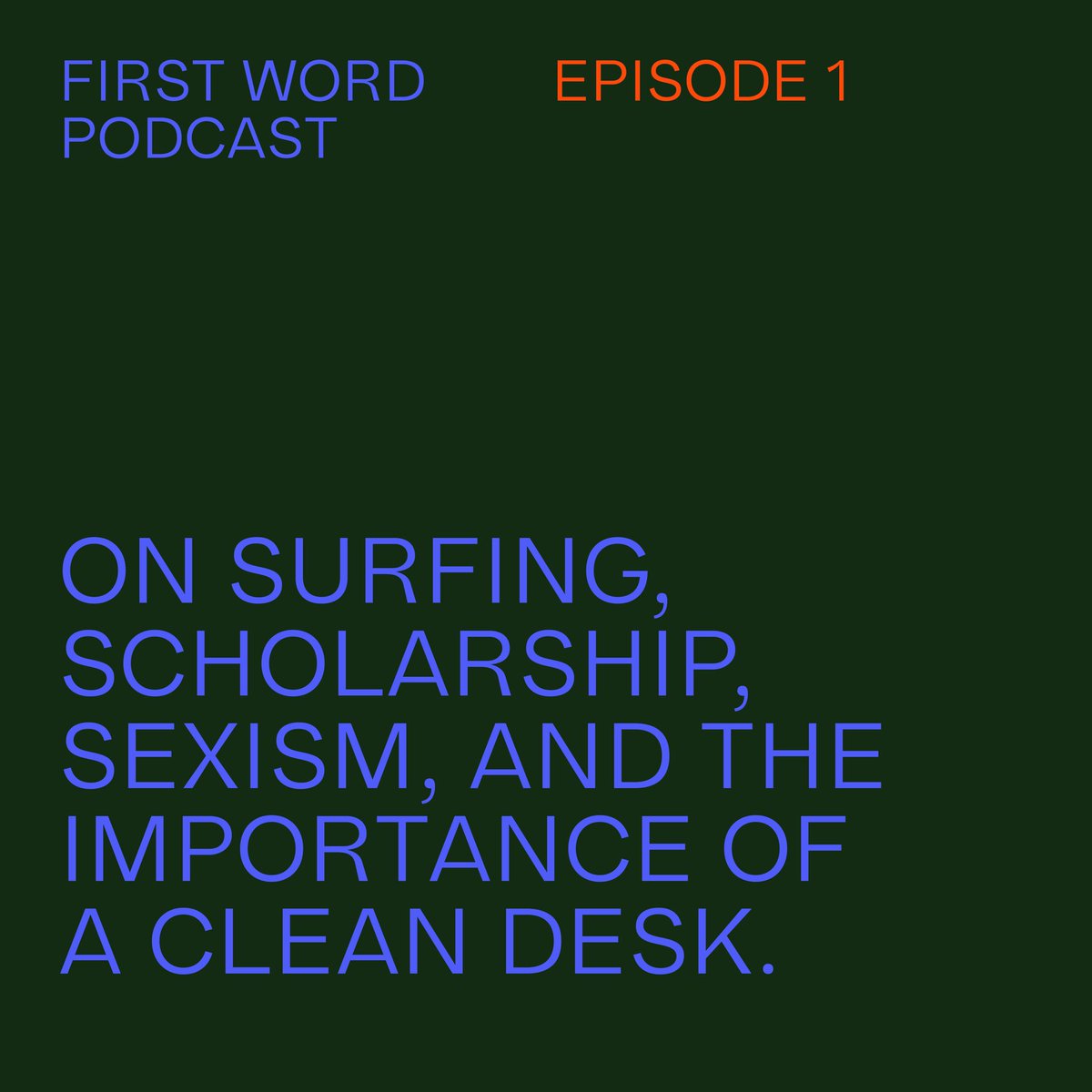 firstwordpod's tweet photo. This is First Word, a creative writing podcast from lutruwita/Tasmania. Listen to the first ep of our first season now: https://t.co/QnSWS5ZfYp https://t.co/0tTQH3BvdW