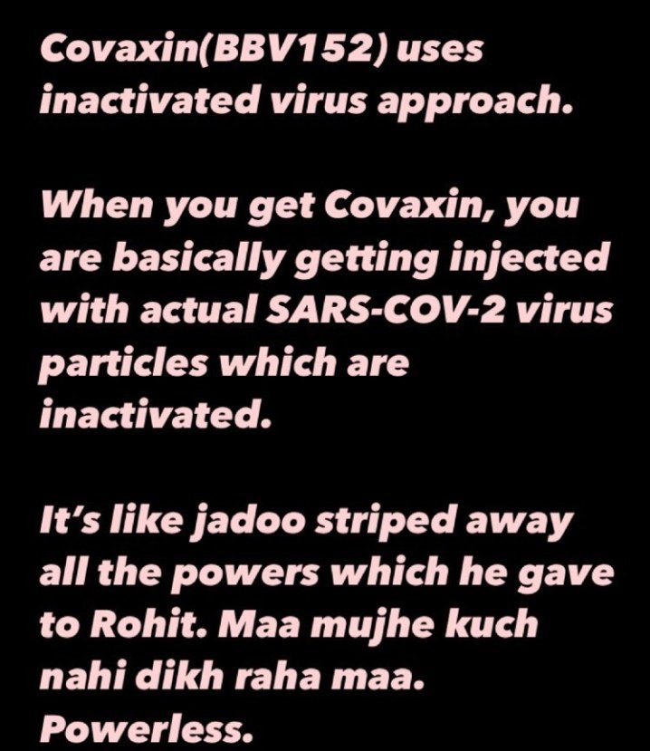 different between Covishield and Covaxin explained by  @adityaatare: a thread:
