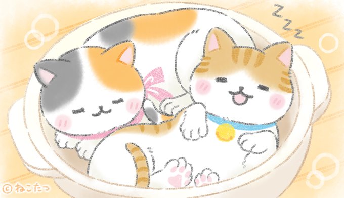 ねこたつのtwitterイラスト検索結果 古い順