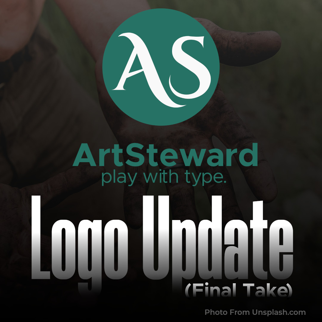 the_artsteward's tweet photo. #Annoucements
The New Logo. (finaltake)
Please leave your comments & suggestion down below.
#Logo #Update #artsteward #playwithtype. #Design #FinalTake #adjustment #Plus https://t.co/pn25RtJXGJ