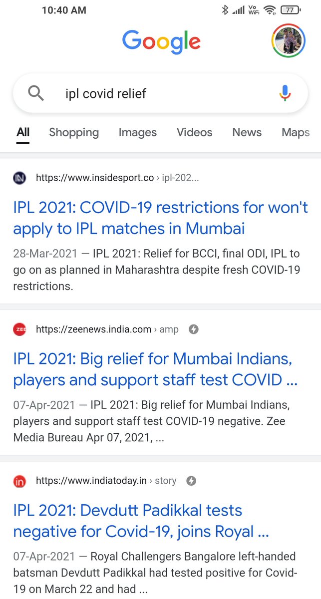 IPL covid relief. I was naturally disappointed with the results.From whatever little I know, there is not only any formal commitment towards relief efforts, but absolitely little to no acknowledgement of the events around us. There is a goddamn pandemic going on!