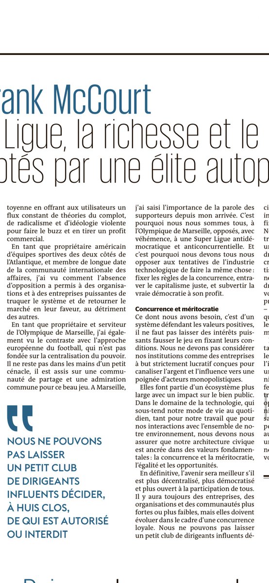 airnestpiveau's tweet photo. Après Qu eyraud est participé aux réunions sur la #SuperLeague , Mccourt se transforme en Melenchon. #coco #operationcommunication #TeamOm #venteom https://t.co/up6AMHgkOE