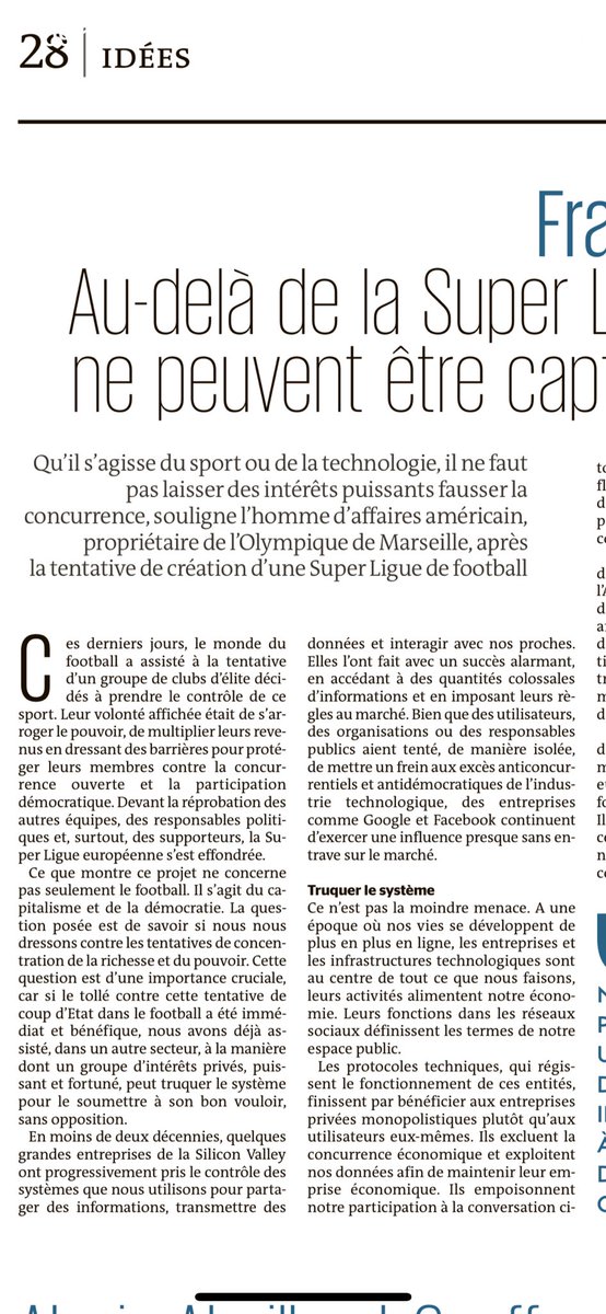 airnestpiveau's tweet photo. Après Qu eyraud est participé aux réunions sur la #SuperLeague , Mccourt se transforme en Melenchon. #coco #operationcommunication #TeamOm #venteom https://t.co/up6AMHgkOE