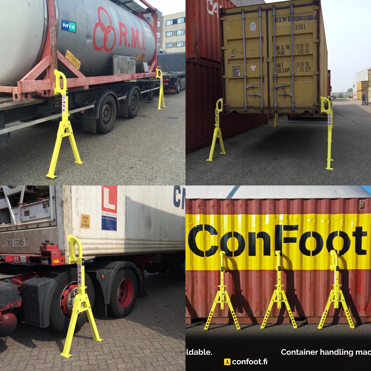 Confoot's tweet photo. 🇳🇱7 Jaar gelegen.
Na een succesvolle introductie waren dit de eerste afspraken voor een productdemonstratie. Vele demonstraties en opdrachten volgden. Inmiddels zijn er bijna 1.500 @confoot_EN sets in gebruik in Europa.
#container #containerpoten #containerhandling https://t.co/sG2n6fANo5