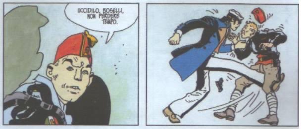 Buon 25 aprile con Corto Maltese che dà un calcio nei coglioni a un fascista. 
#antifascistasempre