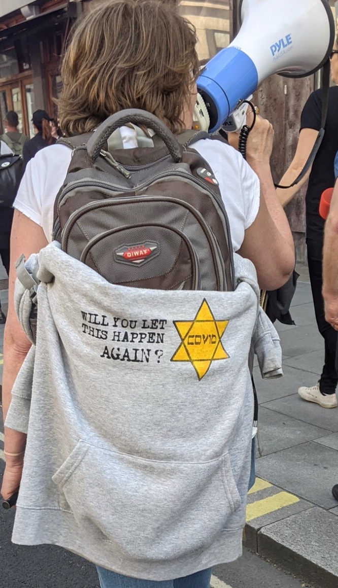 3/It’s also wrong to say it’s “Holocaust denial” or “misrepresents the Holocaust”.Their point is not that the Holocaust didn’t happen....their point is “my absolute freedom is more important than 6 million deaths”.It isn’t “stupidity” - it’s all chosen quite deliberately.