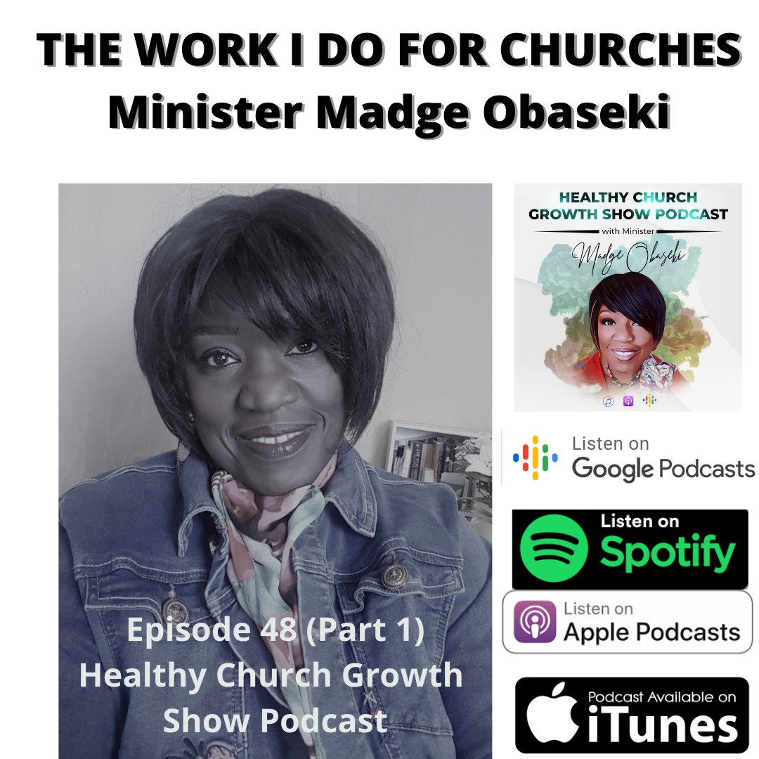 Listen to "The work I do for churches Minister Madge Obaseki ep. 47 part 1". ⚓ anchor.fm/healthy-church…