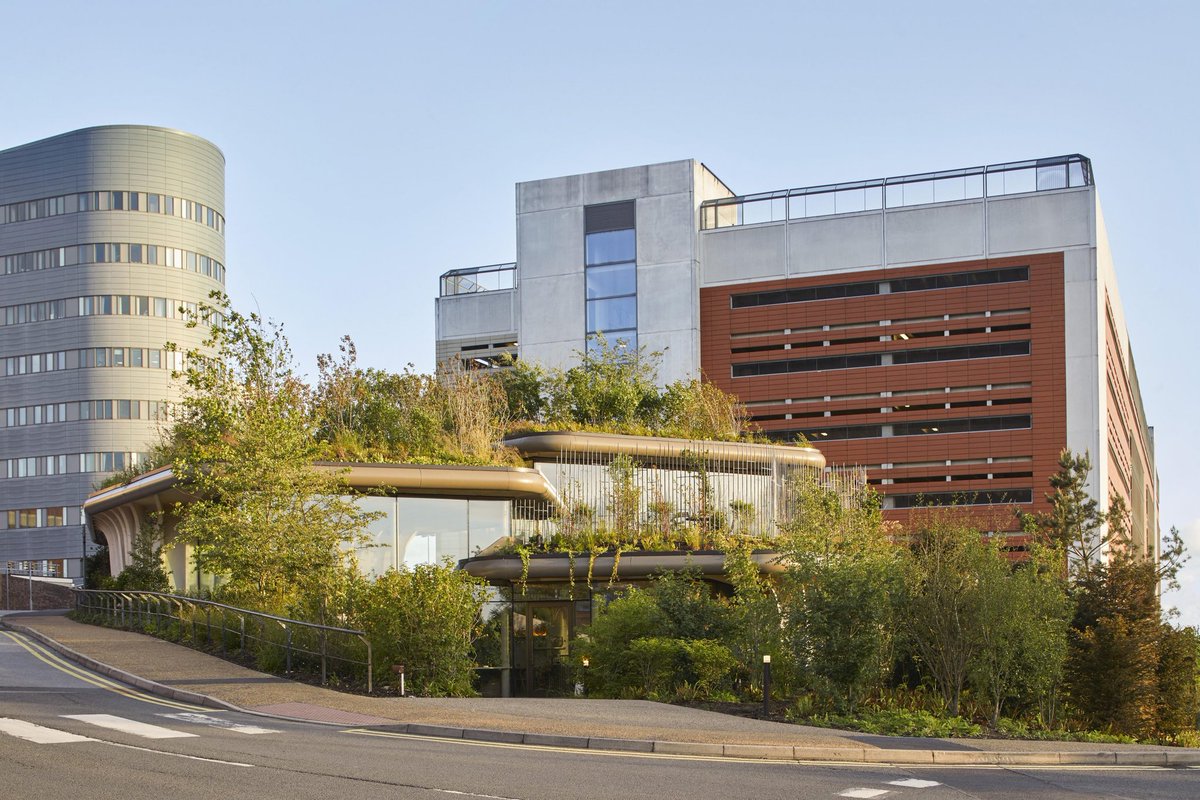 Brief aside, I like Heatherwick& #39;s Maggie& #39;s Centre, and as long as it doesn& #39;t leak, will help people fall with their cancer. Sadly though, it cannot be a model of healthcare as he hopes because the political & economic system he works towards is destroying the NHS