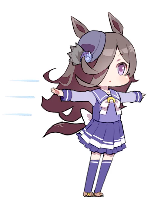 T字のまま移動する?がかわいかったので描きました三? 