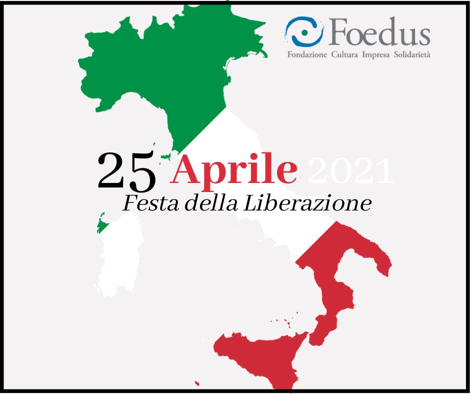 📌 Il #25aprile è una data importante per la nostra storia, buona festa della liberazione a tutti gli italiani dalla Fondazione Foedus 🇮🇹
#italia #festadellaliberazione #fondazionefoedus #2021