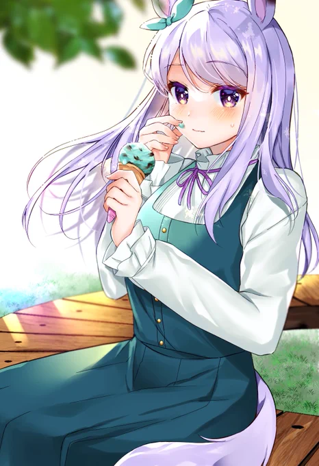 メジロマックイーンとチョコミント??
#ウマ娘
#メジロマックイーン 