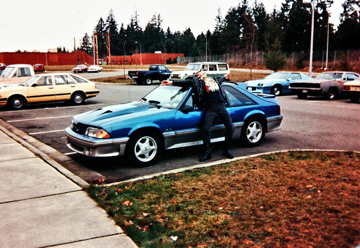 Paid off my car. Know who likes Mustangs? Kansas. Nice Misfits shirt.