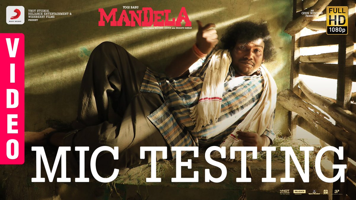 SonyMusicSouth's tweet image. #MicTesting video from #Mandela out now! 🎶😎

➡️ bit.ly/MicTestingVideo

@bharathsankar12 #ManoEswaran @CDHANUSH11 @TherukuralArivu
@iYogiBabu @madonneashwin @sash041075 @directormbalaji @chakdyn @Shibasishsarkar @StudiosYNot @RelianceEnt @Wishberry_in @openwindow_offl