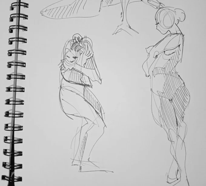 // nudity

went to a life drawing session for the first time in like,,, more than a year? a little while ago and it was so fun :vc 

((done in ballpoint pen)) 