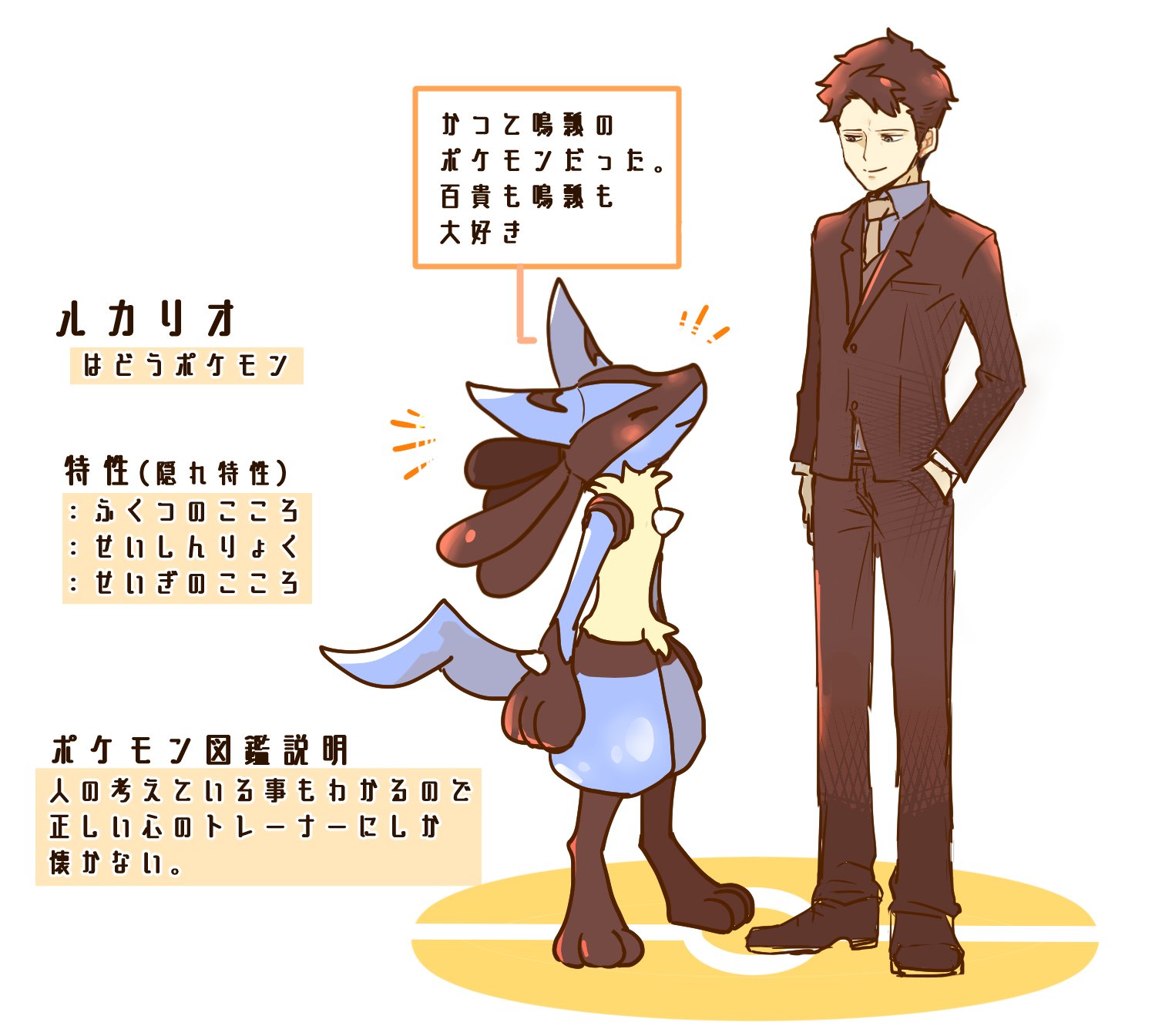 さきがけ 酒井戸 ポケモン おまけで百貴さんとルカリオ ルカリオの特性と図鑑の説明みたら百貴さんとペアにさせるっきゃないと思いました T Co Fpykt5ksur Twitter
