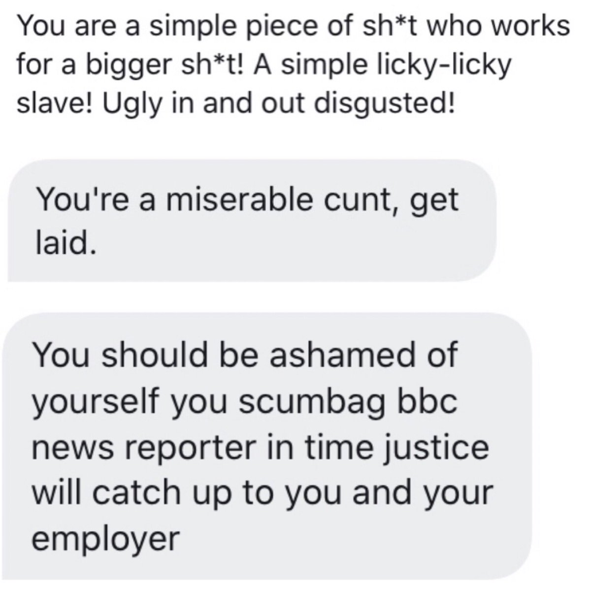 After reporting first-hand on online conspiracy theories about covid promoted at protests, I have been bombarded with horrific abuse and threats. I am very happy the BBC has a specialist disinformation reporter investigating their impact. No-one should receive this vitriol.