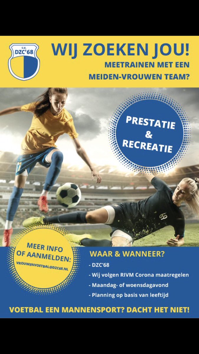 Vriendinnendag 2e Pinksterdag en open trainingen <a href="/dzc68/">DZC68</a> Ben jij erbij? Wil je meer informatie? Neem contact op via de website.