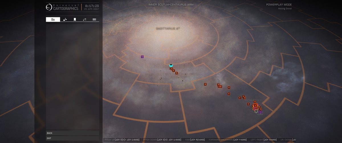 Inching closer to #Colonia...one neutron star at a time... #coloniaconnecitonhighway #EliteDangerous. The last furthest journey I ever made out of the bubble was last year when I reached #Rohini before heading home.  No turning back this time!