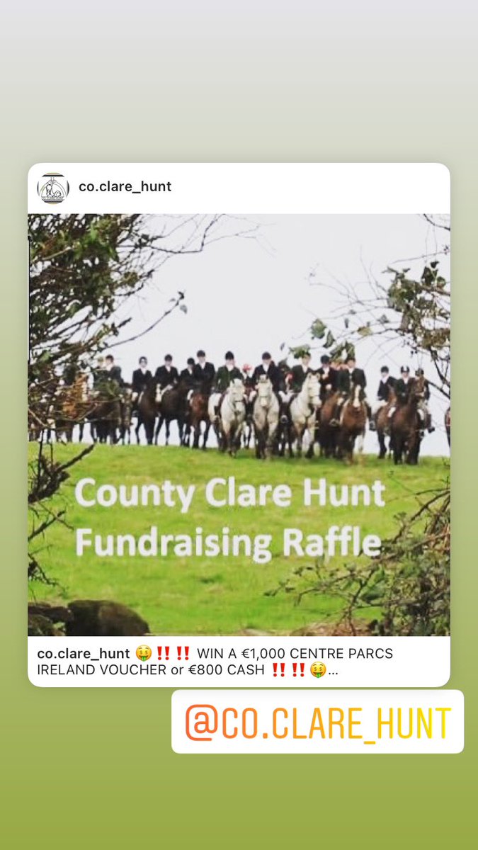 🤑‼️‼️ WIN A €1,000 CENTRE PARCS IRELAND VOUCHER or €800 CASH ‼️‼️🤑

✅To enter click the below link:

onlinefundraiser.ie/clare-hunt

✅Tickets cost €20 
✅Draw will be held on Sunday May 31st
🤞Good luck to everyone!