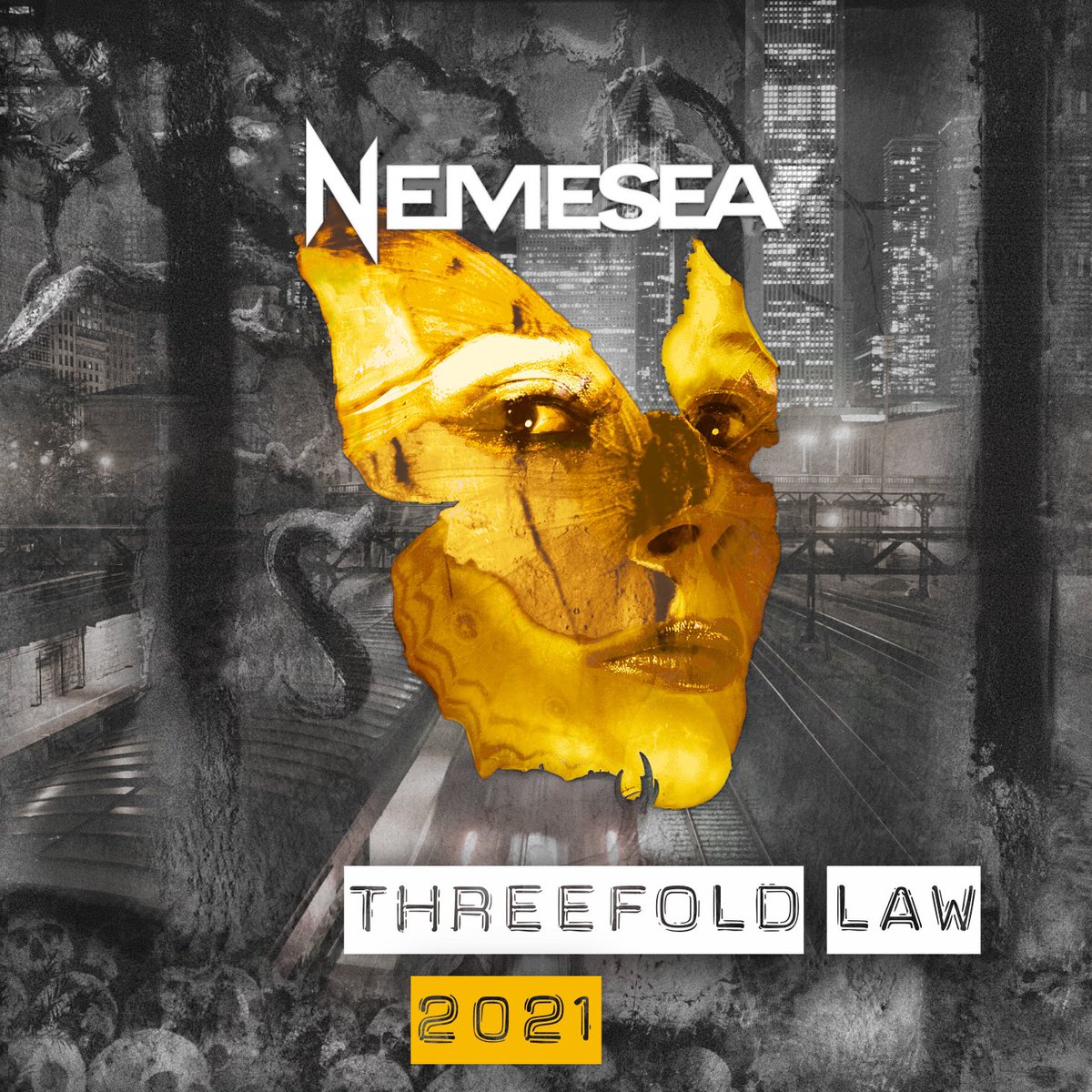 The new cover for our 2021 version of Threefold Law! 🔥🤟🏼🙌🏼 Coming this monday!
.
.
.
.
.
.
.
#2021music #newmusic #threefoldlaw #cover #freshfresh #newnewnew #spotifyplaylist #spotifyartist #spotifymetal #groningen #groningencity