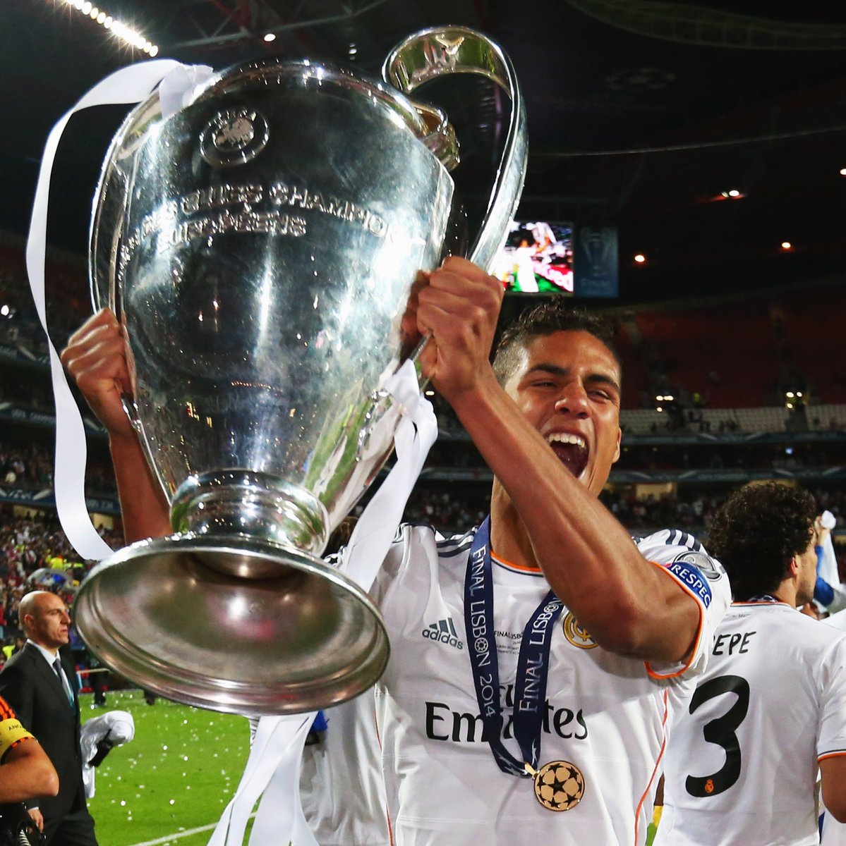 goal's tweet photo. Signed for Real Madrid and benched Pepe in El Clasico aged 18.

Won his first Champions League aged 21.

Had four Champions League titles and won the World Cup by 26.

Happy birthday, Raphael Varane! 🌟 https://t.co/vdllWttYzb