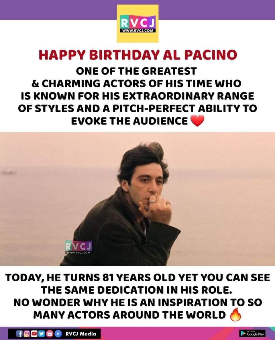 Happy Birthday Al Pacino      