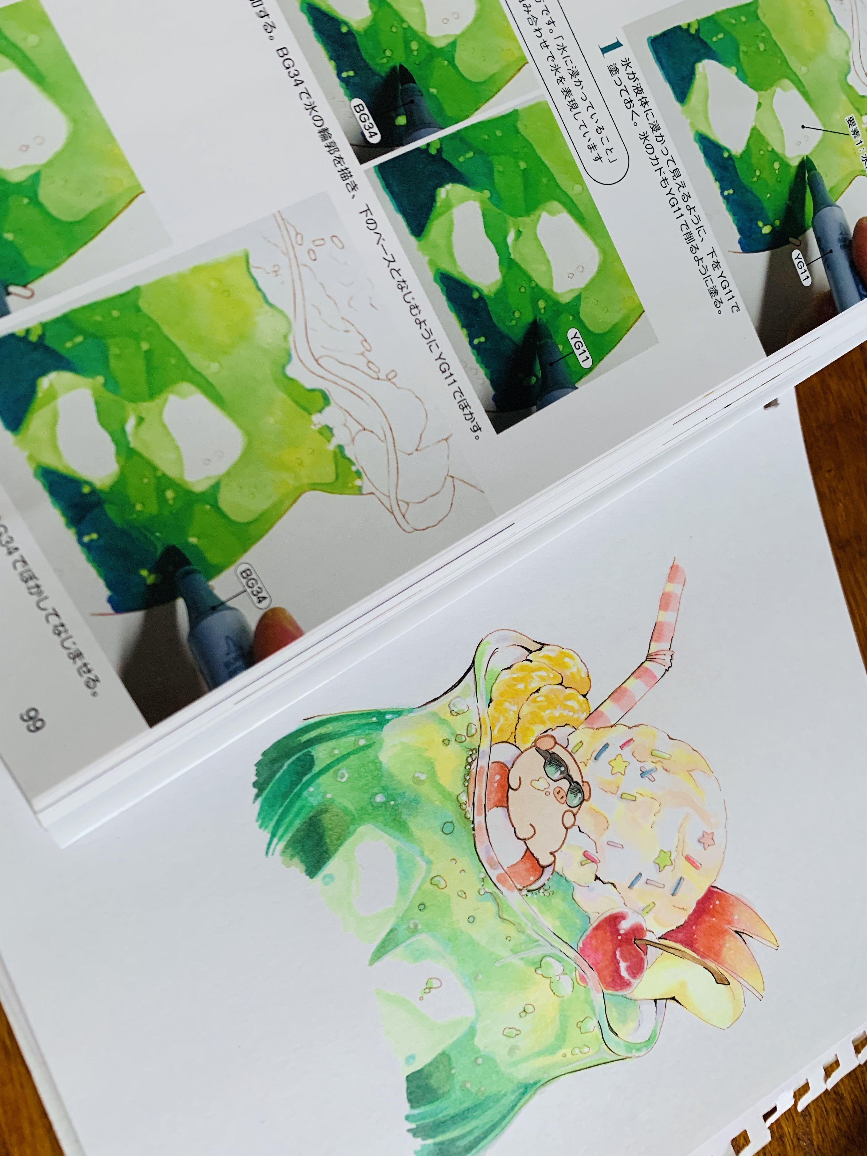 すーこ 技法書発売中です Jinsukou 2 Twitter