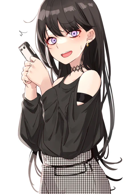 知らない人に急に声をかけられて困惑してる彼女ちゃん 