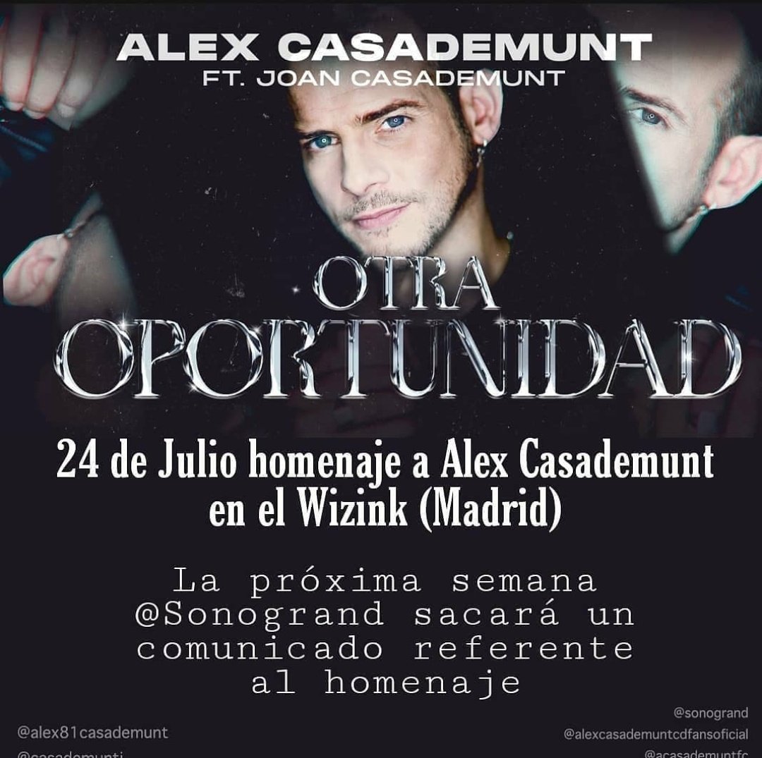 A_Casademunt_FC's tweet photo. Ya tiene fecha el #HomenajeAlexCasademunt 😢😢😢 https://t.co/Q4jWwI6mgN