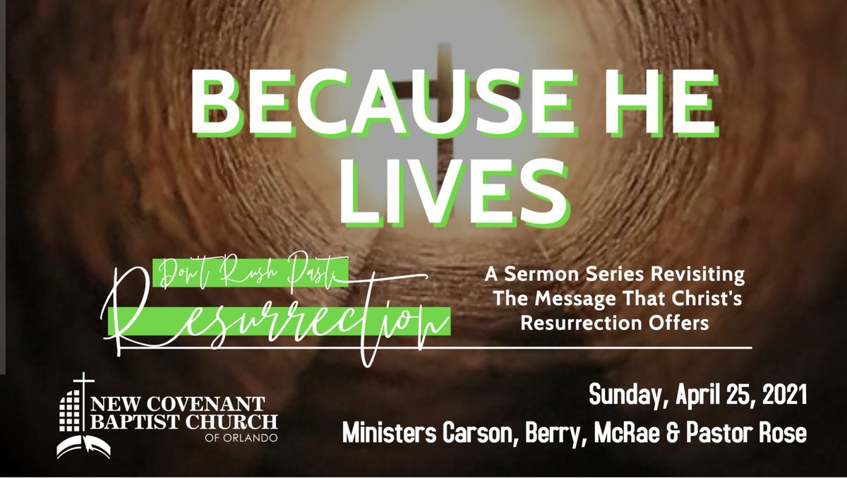 NCBC_Orlando's tweet photo. #BECAUSEHELIVES 9:30AMhttps://youtu.be/JmTdmwKqQEw https://t.co/okRddY1iFi