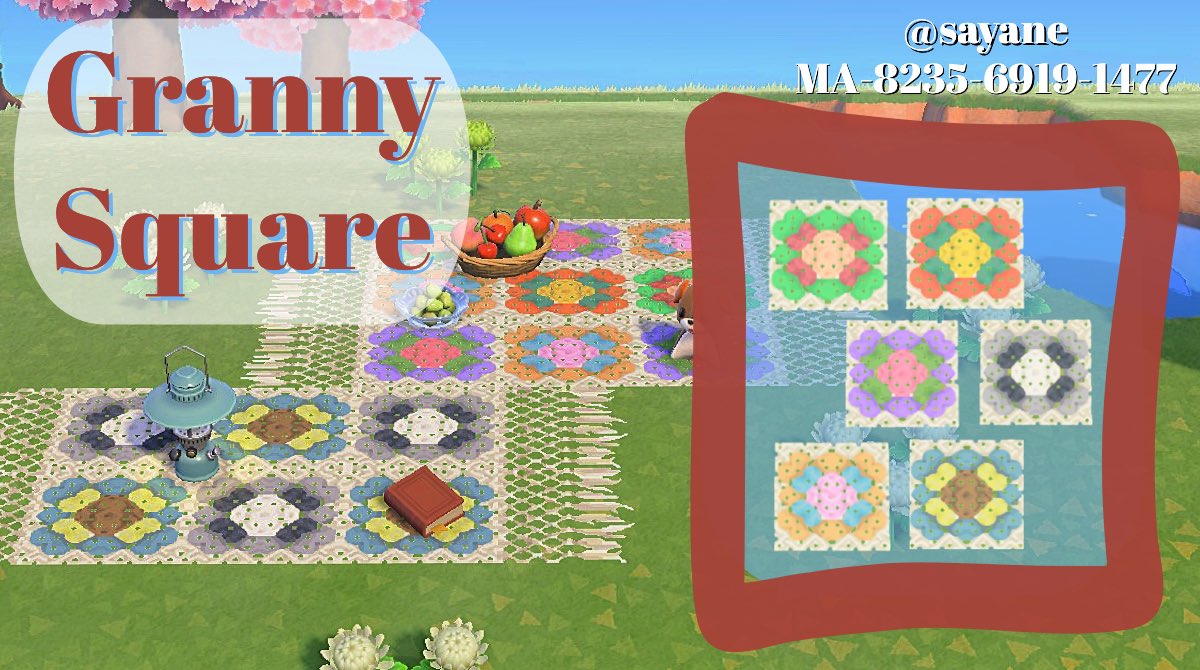 🏵🪡

6色ございます。組み合わせ自由♡
画像のフリンジも追加してありますのでよろしければお試し下さい☺

#あつ森 #どうぶつの森 #AnimalCrossing #ACNH #ACNHDesigns #ACNHDesign #マイデザイン #マイデザイン配布