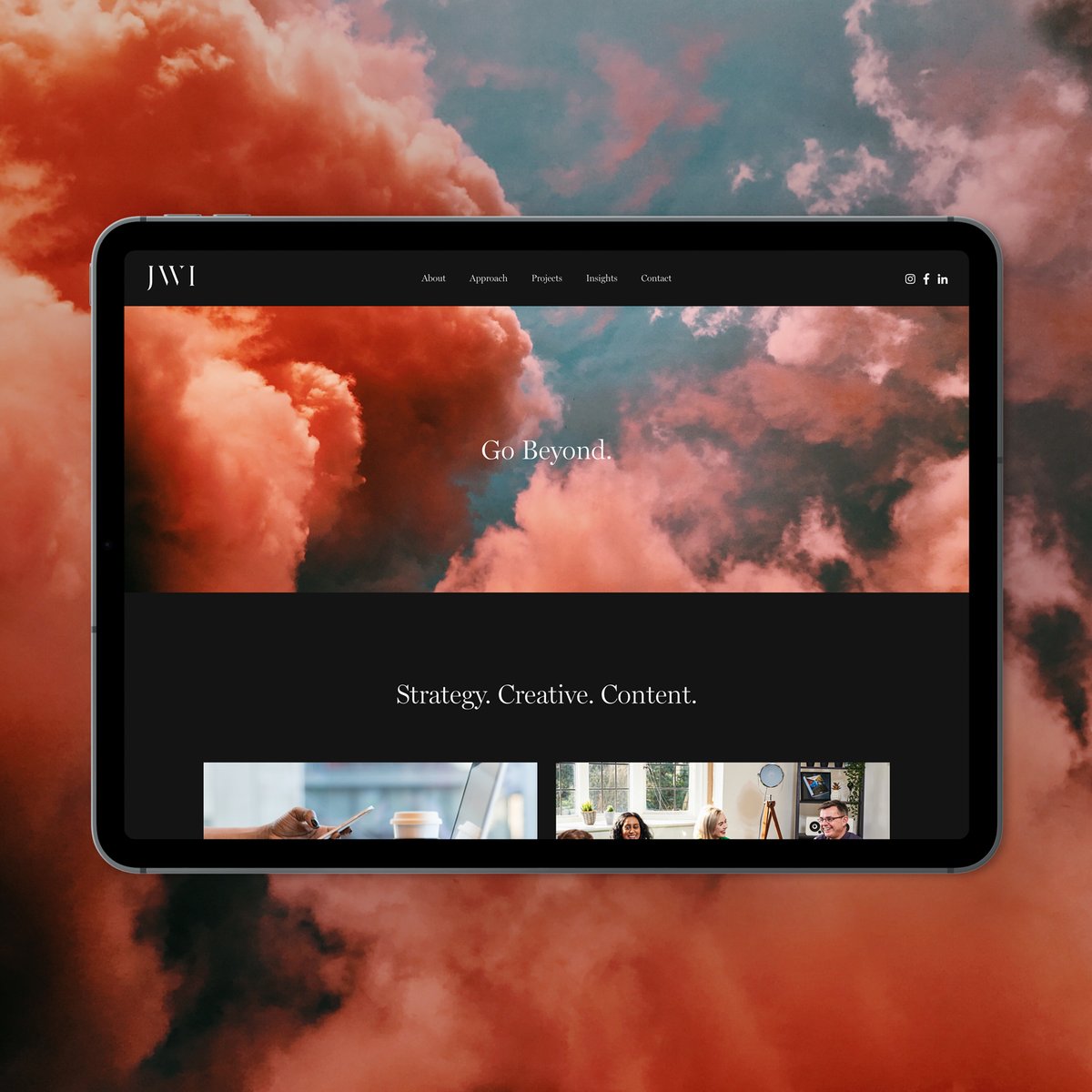 Did you know the clouds in our branding were selected to symbolise our brand mantra: go beyond.

#Agencylife #Dubai #London #Marketing