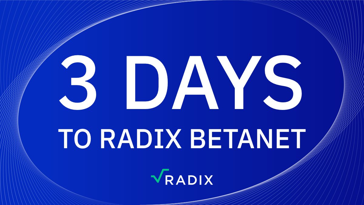 radixdlt's tweet photo. #radixiscoming $exrd https://t.co/KFUyETsfa8