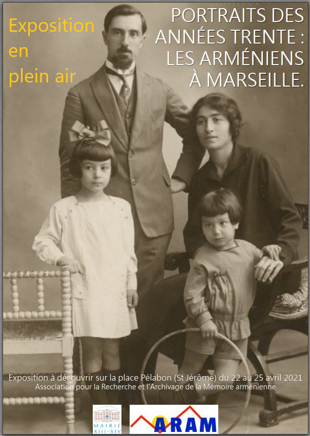 assoARAM's tweet photo. ARAM a exposé en plein air une sélection de sa photothèque : "Portraits des années Trente: les Arméniens à Marseille",  clichés réalisés dans des studios photographiques #marseille #GenocideArmenien #Photographie #GenocideDesArmeniens #RéfugiésArméniens https://t.co/J09Ga1SU1y