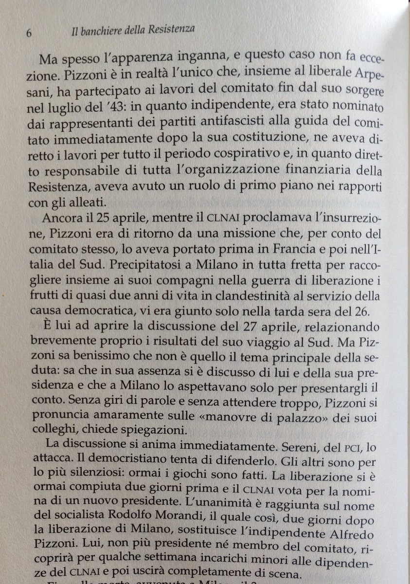 federicorobbe's tweet photo. Per comprendere a pieno la #resistenza e il #25aprile consiglio questo libro di Tommaso #Piffer su un protagonista dimenticato: Alfredo #Pizzoni @Librimondadori purtroppo il testo è fuori commercio @TeoForte https://t.co/0jL1AajYsd