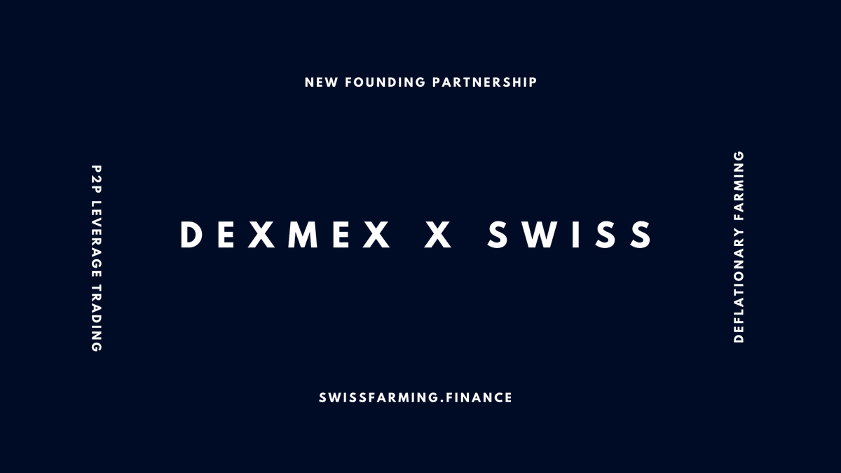 Our new funding partner has arrived, and it will be <a href="/swiss__finance/">swiss finance $SWISS</a>, a deflationary farming project that wants to implement a decentralized platform in the future.

$SWISS will be listed at 5:00 p.m. UTC + 2