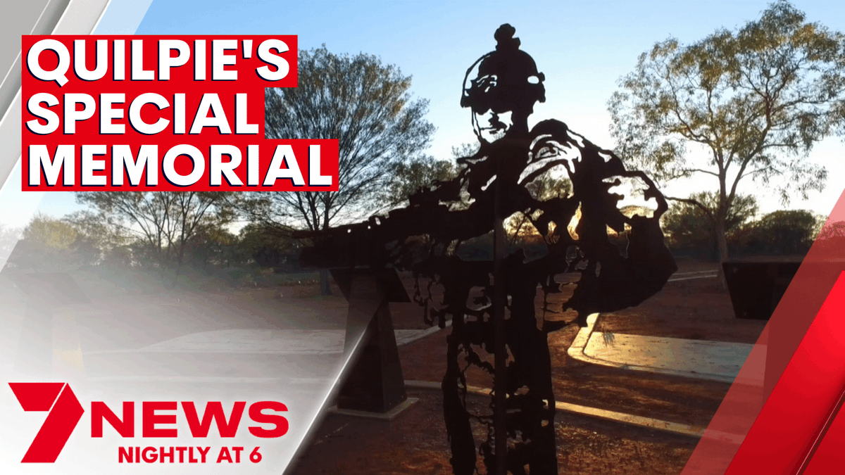 7NEWS Queensland (@7newsbrisbane) on Twitter photo The cost of war is felt most keenly in our small communities. Quilpie will soon have a new landmark just outside town. It's designed locally and built locally to honour a local who lost his life in Afghanistan. youtu.be/PuE5yzwN0vc <a href="/MichaelCoombes/">Michael Coombes</a> #AnzacDay #7NEWS The cost of war is felt most keenly in our small communities. Quilpie will soon have a new landmark just outside town. It's designed locally and built locally to honour a local who lost his life in Afghanistan. youtu.be/PuE5yzwN0vc <a href="/MichaelCoombes/">Michael Coombes</a> #AnzacDay #7NEWS